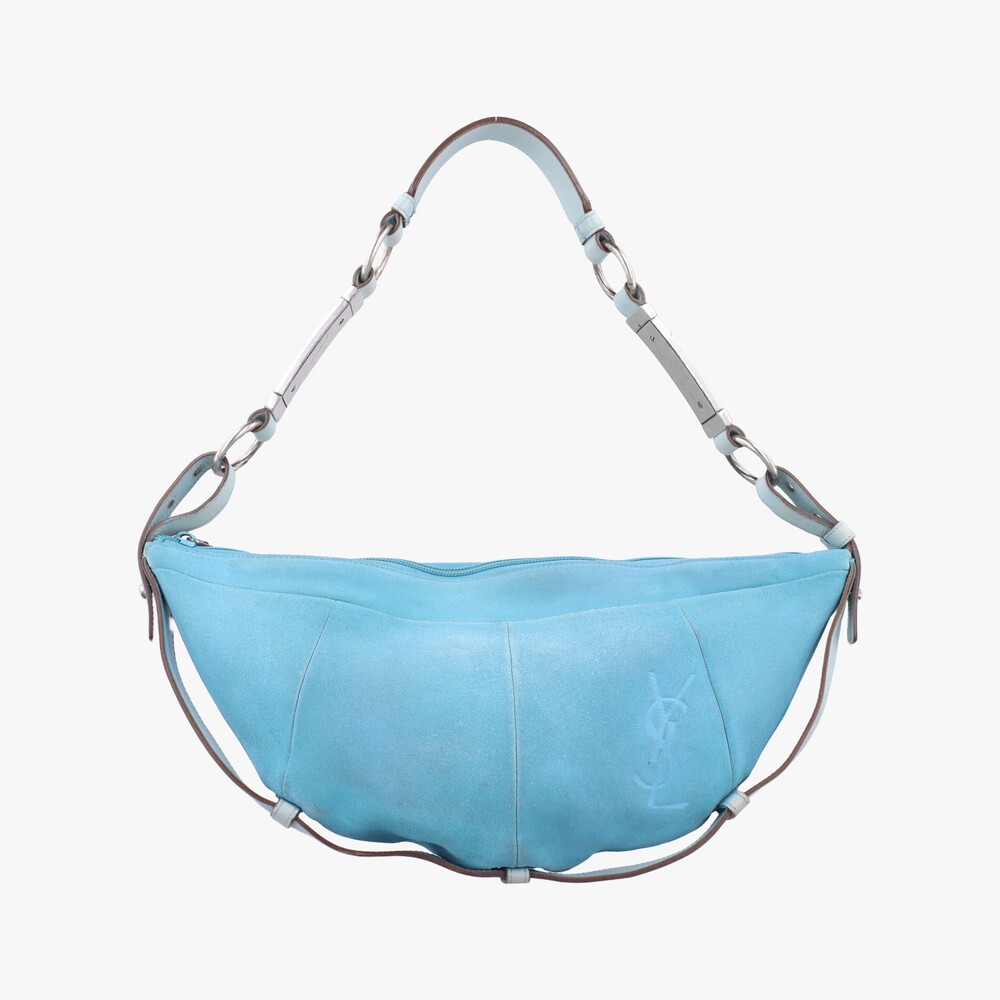 Yves Saint Laurent Rive Gauche Mombasa Blue Suede
